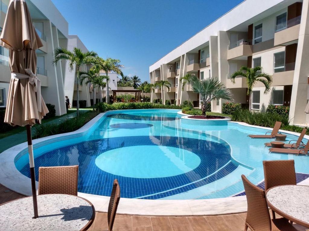 Apto Guarajuba Praia Condominio Porto Smeralda-100 Metros Da Praia Kültér fotó